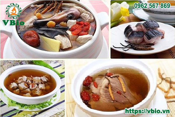 Đông Trùng Hạ Thảo nấu canh